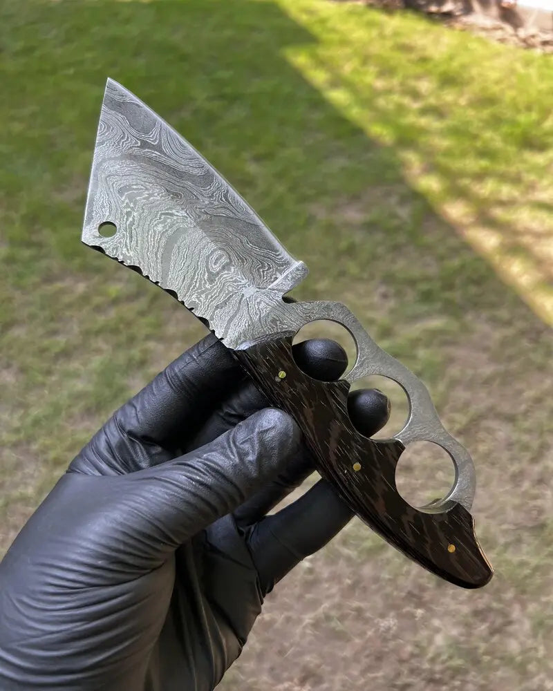 Damascus Knuckle Knife
