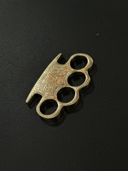 Handmade Engraved Brass knuckle