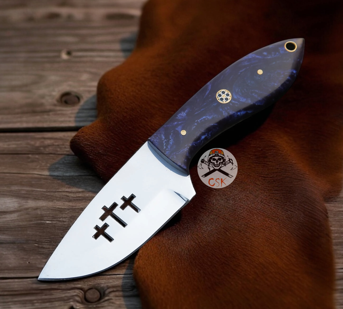 Cross Wirecut Blade – Polished Steel & Midnight Resin Handle