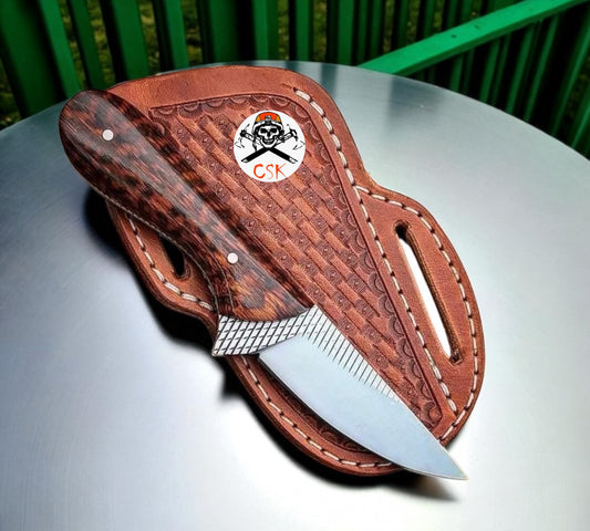 Farrier's Rasp Knife – Resin Handle & Western Sheath