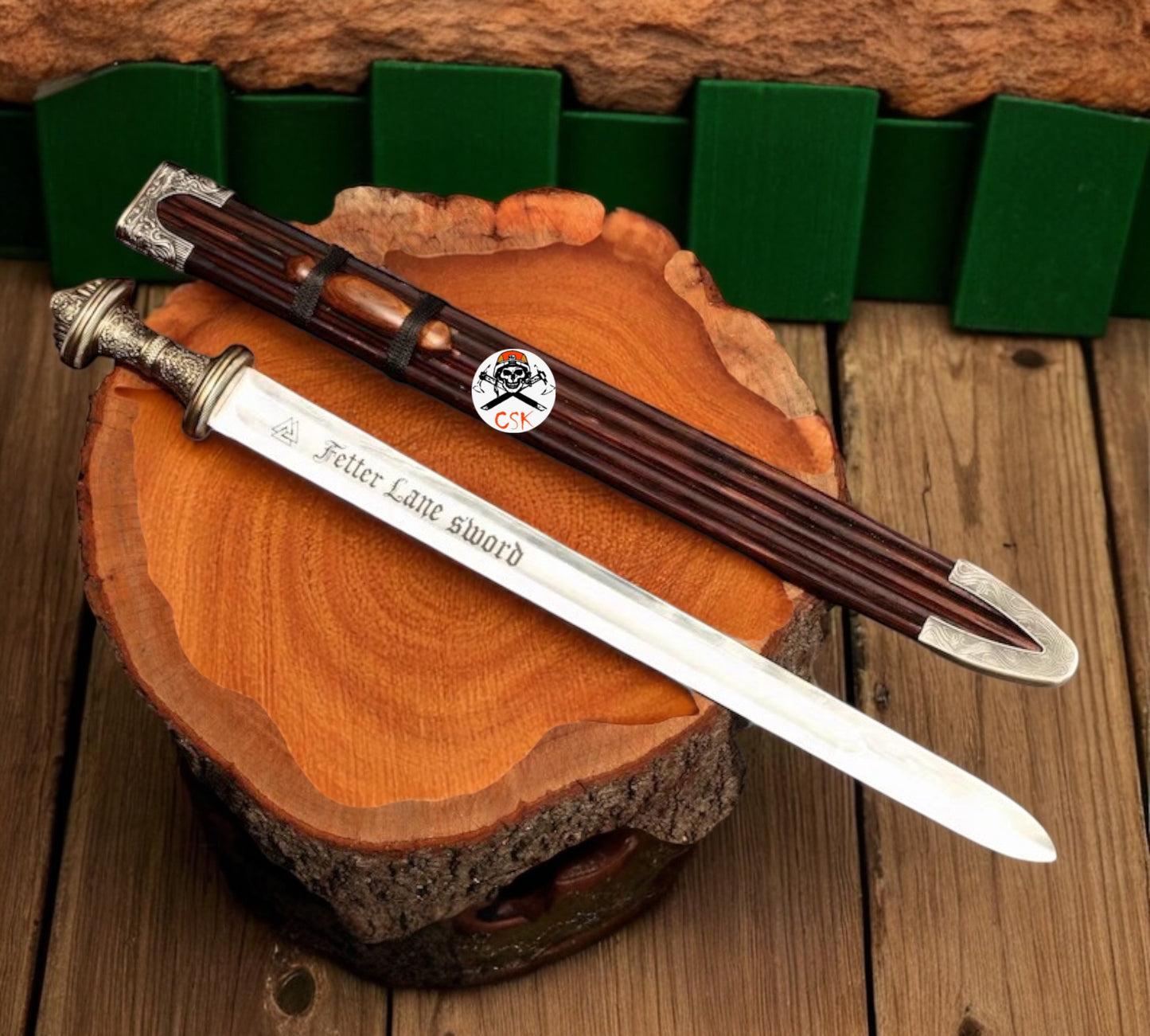 Fetter Lane Sword with Ornate Guard & Scabbard