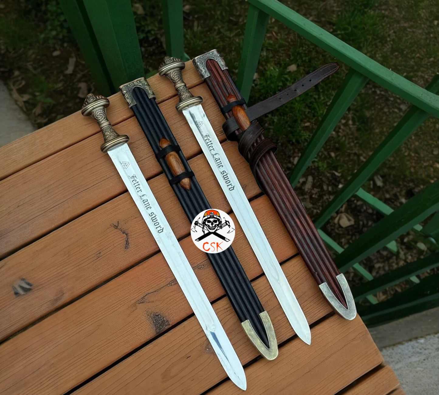 Fetter Lane Sword Set with Ornate Guard & Scabbard