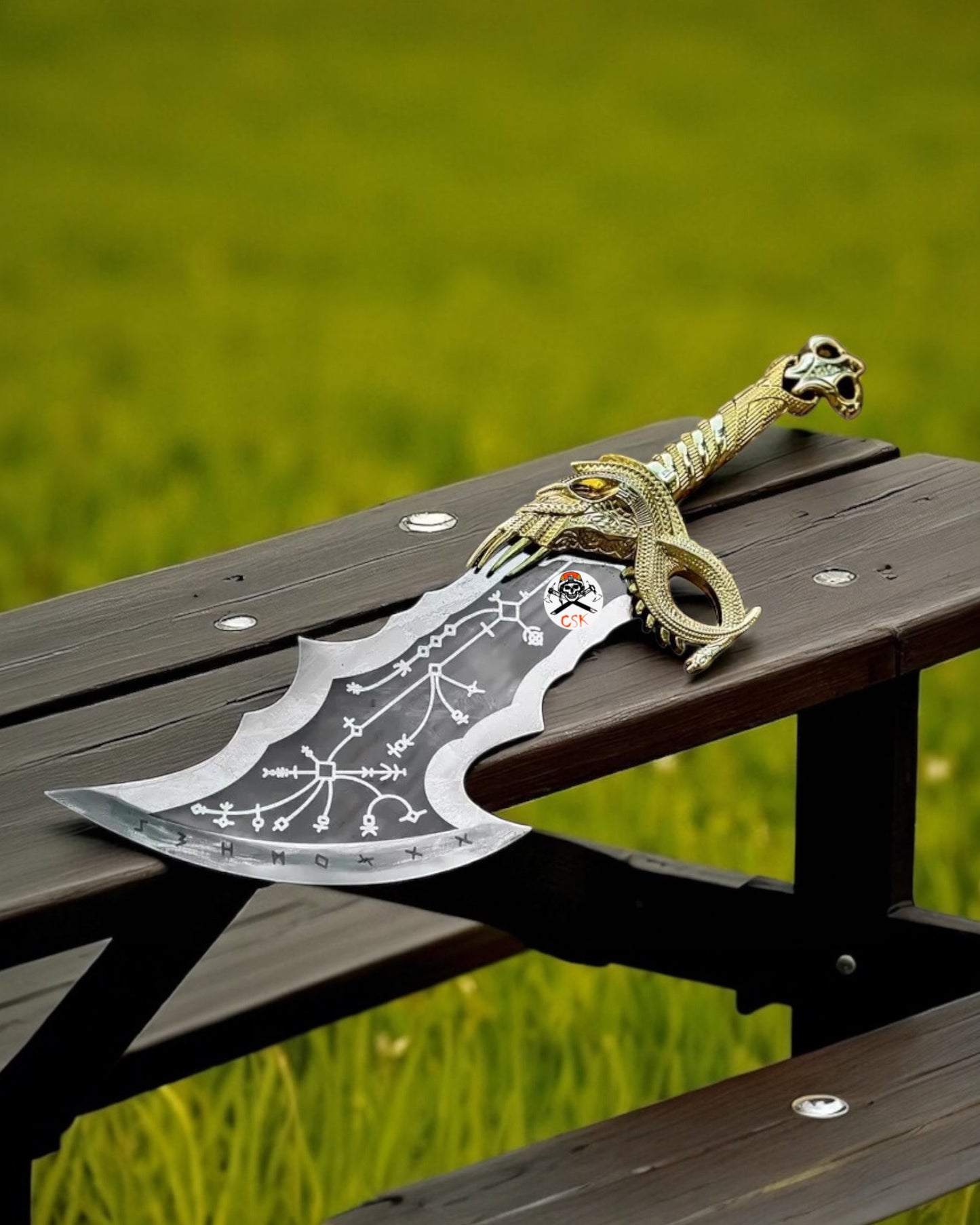 Blade of Chaos – God of War Inspired Handmade Steel Blade