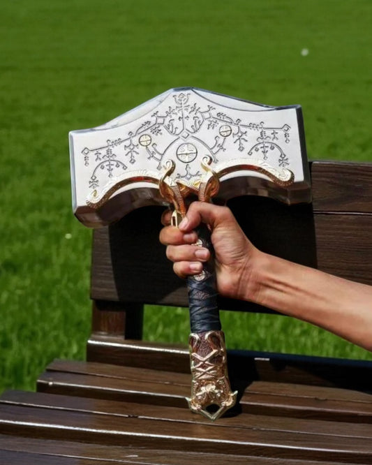 Thor’s Legacy – Glow-in-the-Dark Mjolnir Steel Hammer