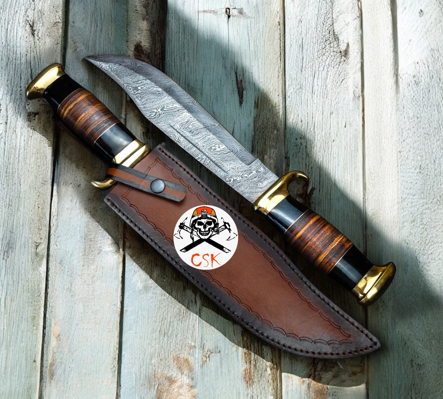 Crocodile Dundee Outback Inspired Knife-Premium Damascus Blade