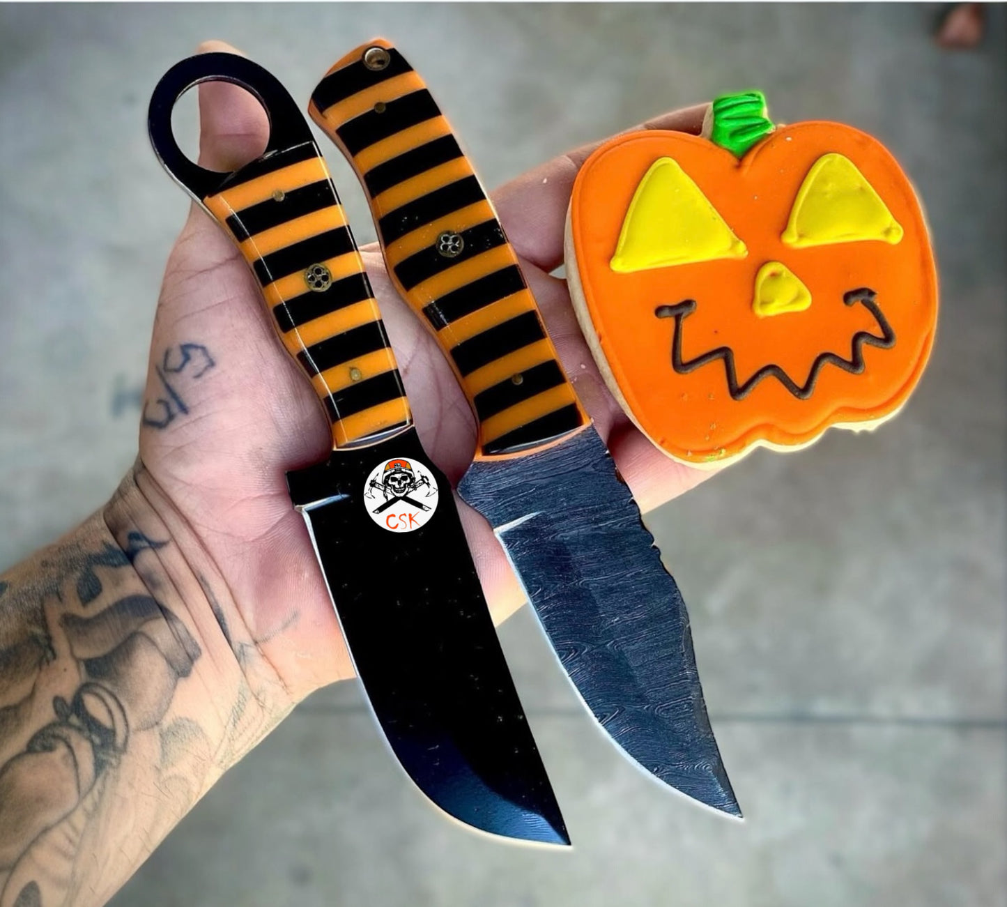 Halloween Custom Hunting Knife Set