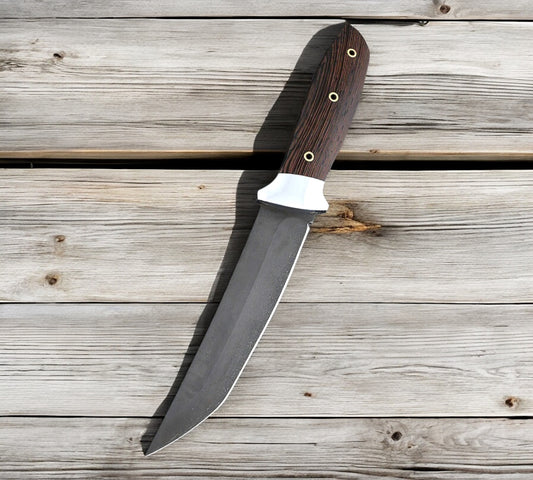 Custom exclusive Author's Wootz Bulat Hunting knife "Samurai"