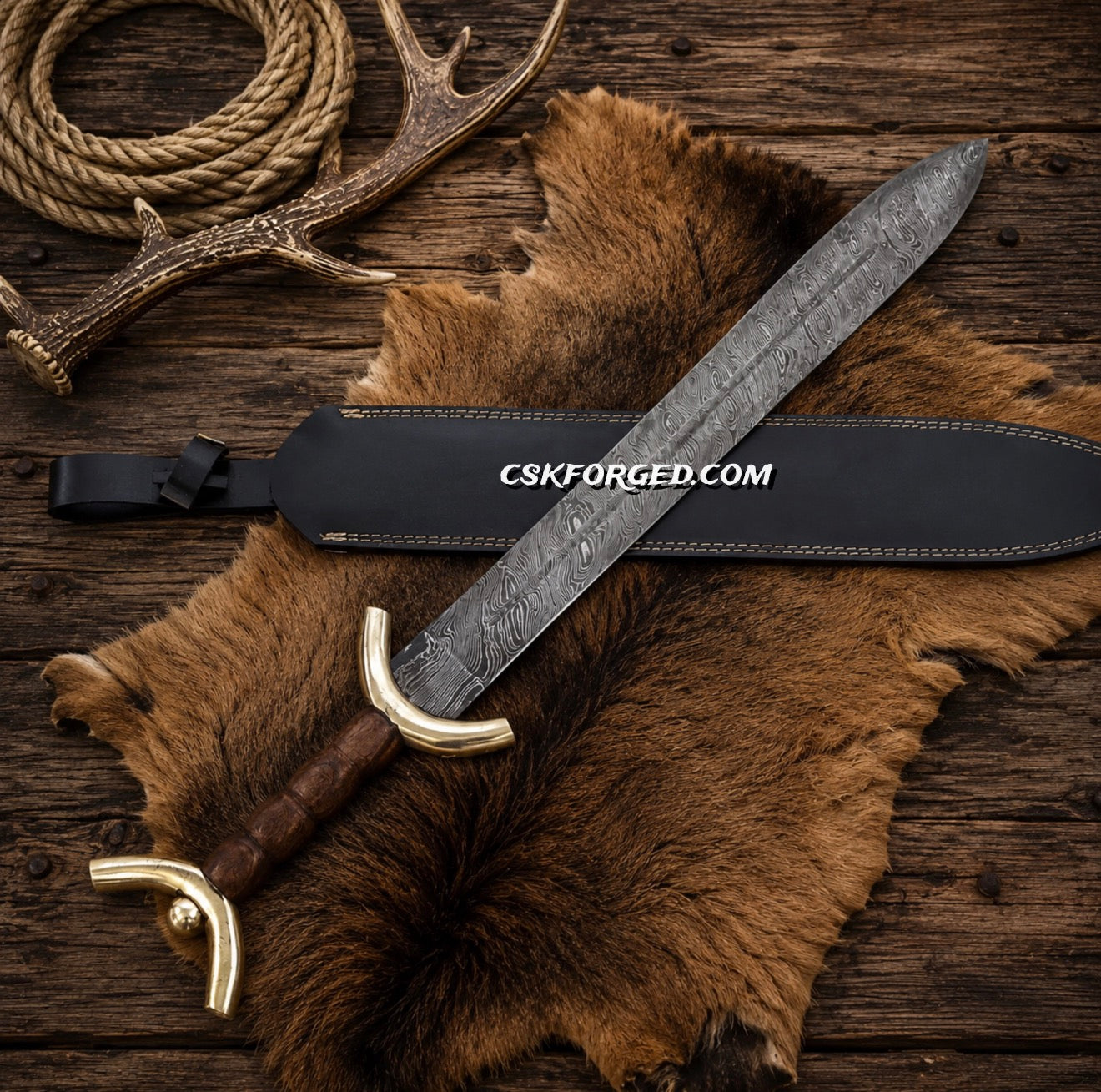 Handmade Gladius sword inspired by ancient Roman legionaries.