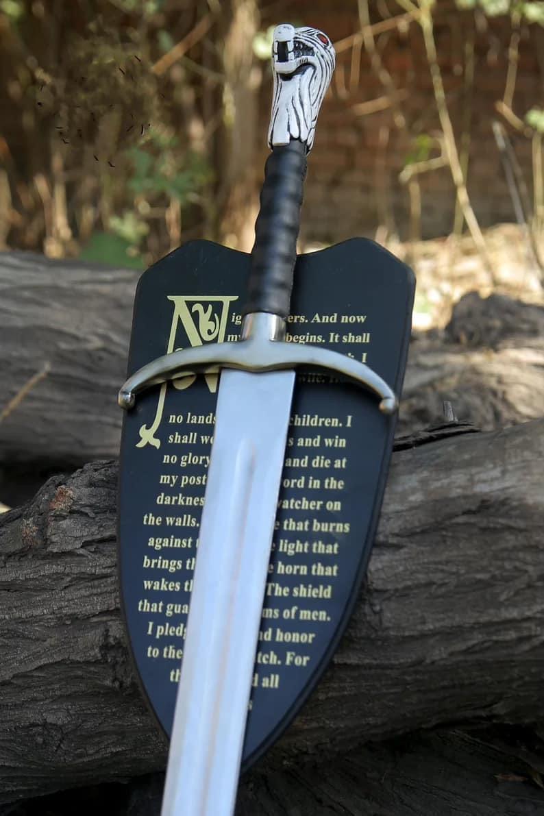 Game of Thrones LongClaw Jon Snow Replica Sword, Wall Plaque - Image #2