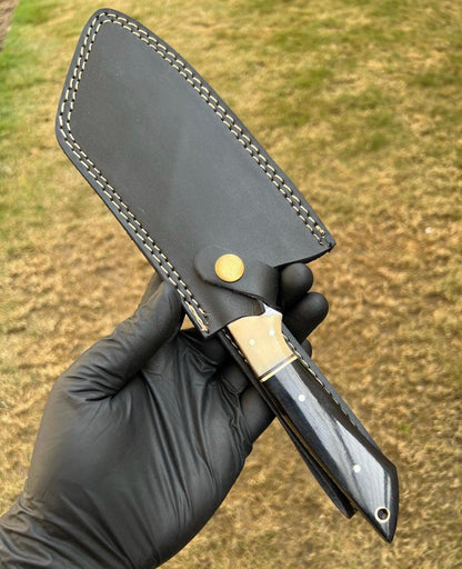 Custom Hand Forged D2 steel Cleaver Knife - Image #4