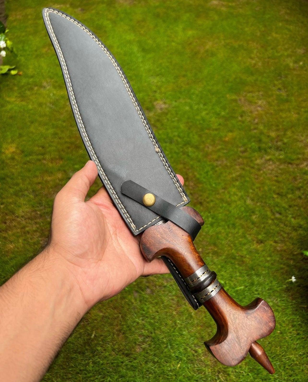 Custom Hand Forged Damascus steel Mini Sword - Image #7