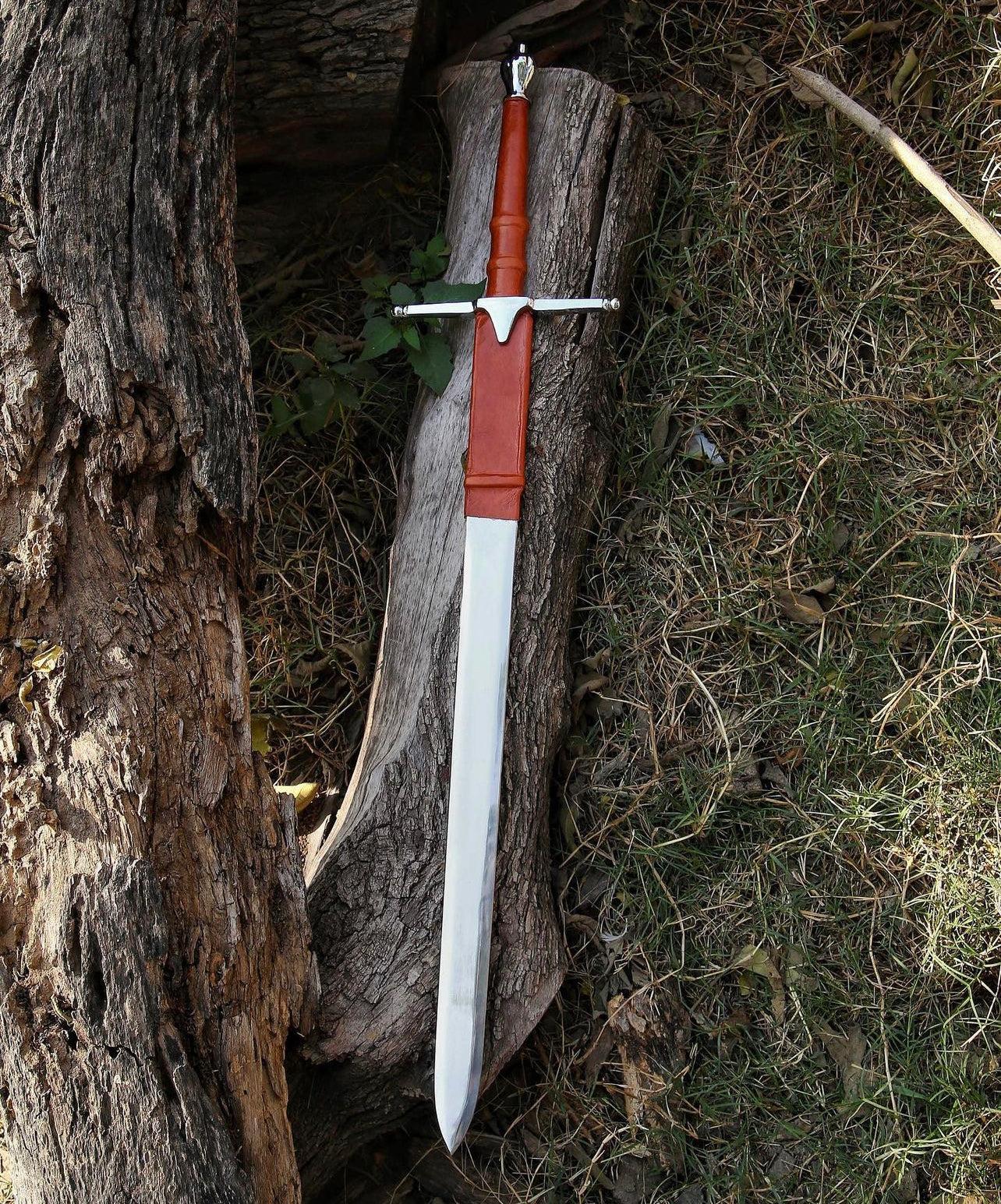 Hand Forged Steel Viking Sword Battle Ready/Medieval Sword - Image #3