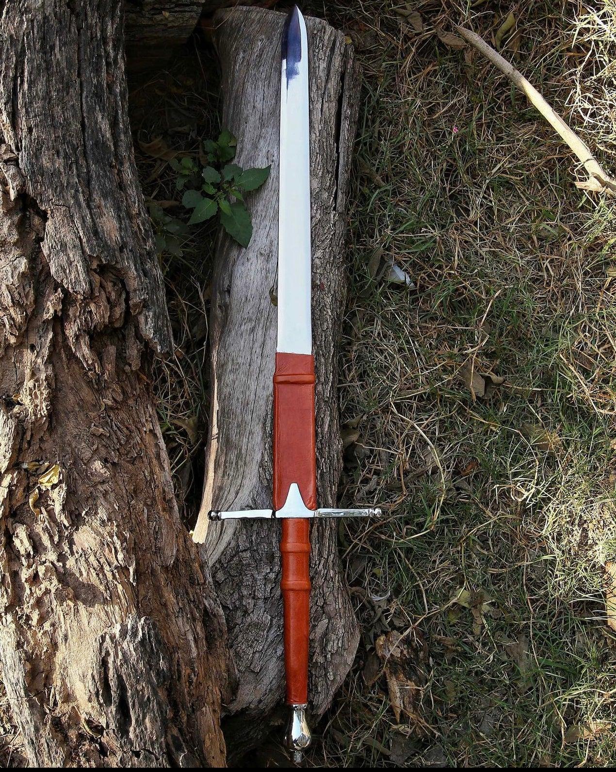 Hand Forged Steel Viking Sword Battle Ready/Medieval Sword - Image #9