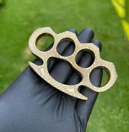 Handmade Engraved Brass knuckle