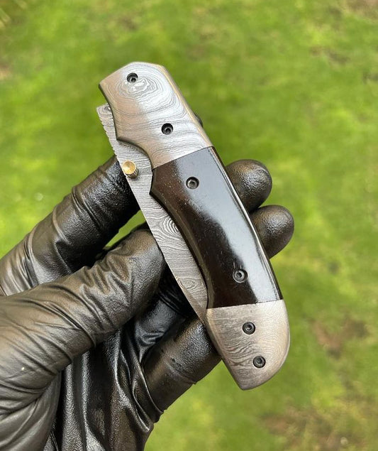 Folding pocket Damascus Blade EDC Folding Pocket Knife