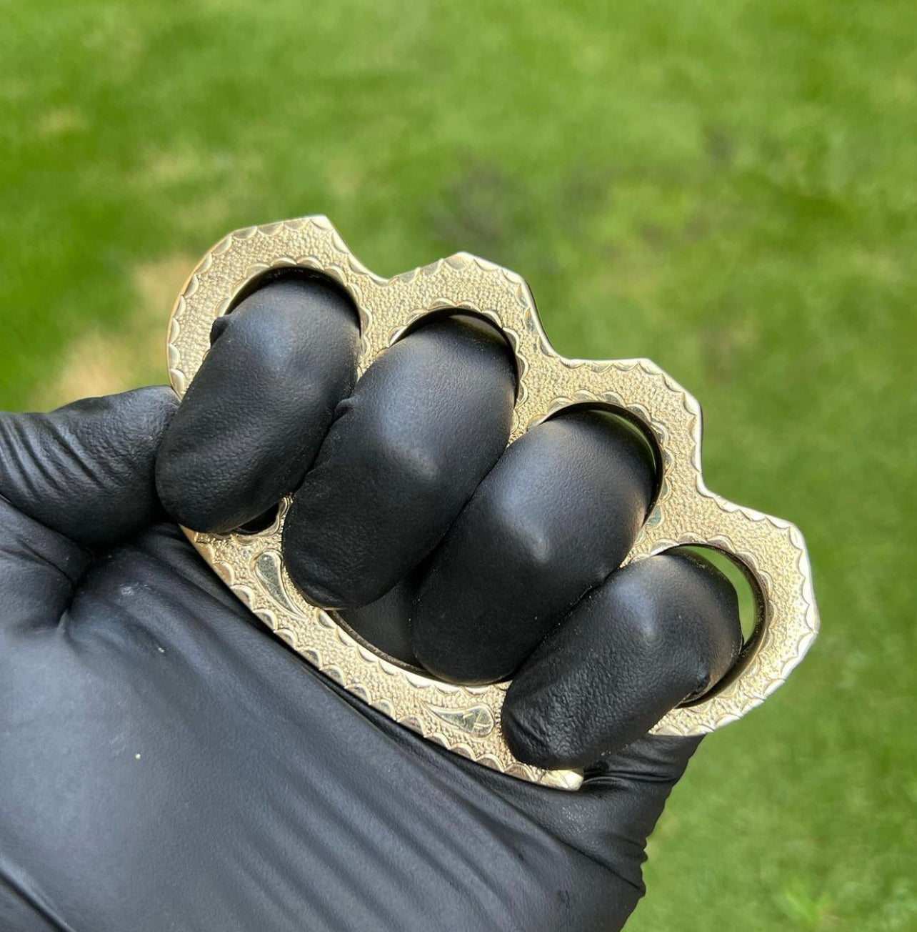 Handmade Engraved Brass knuckle