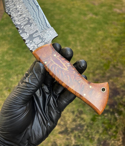 Damascus Steel Classic Outdoor Camping knife