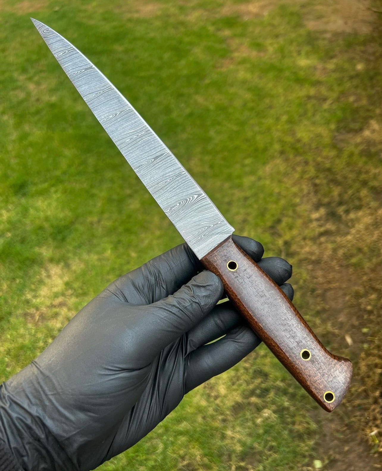 Fixed Blade Damascus steel fillet knife