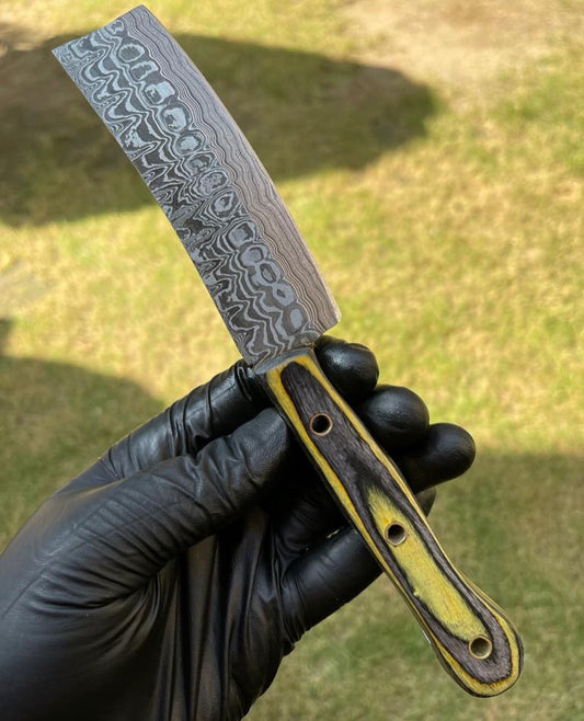 Damascus steel EDC knife