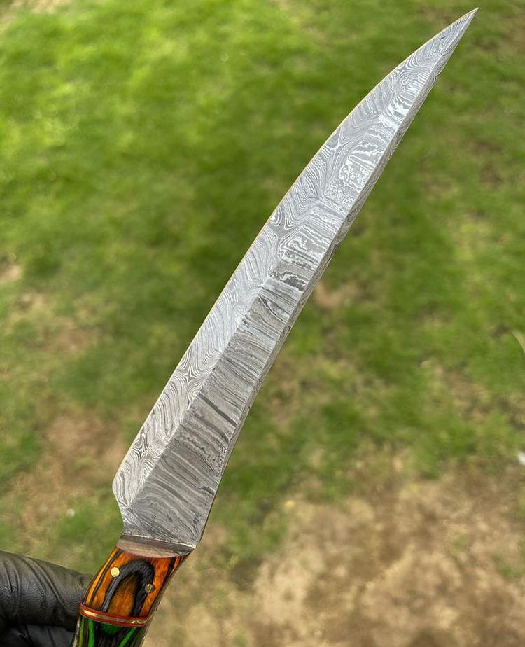 Custom Handmade Flexible Damascus Steel Fillet knife