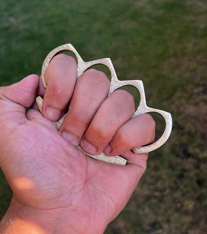 Handmade Engraved Brass knuckle