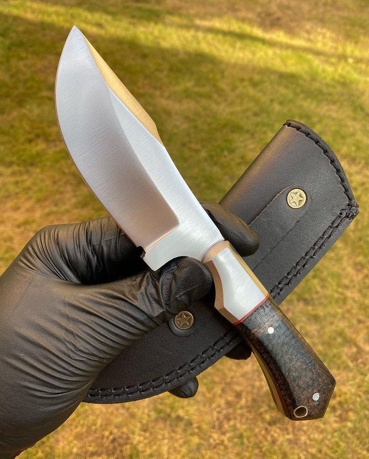 Camping knife Handmade D2 Steel Hunting Knife