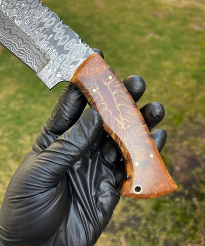 Damascus Steel Classic Outdoor Camping knife