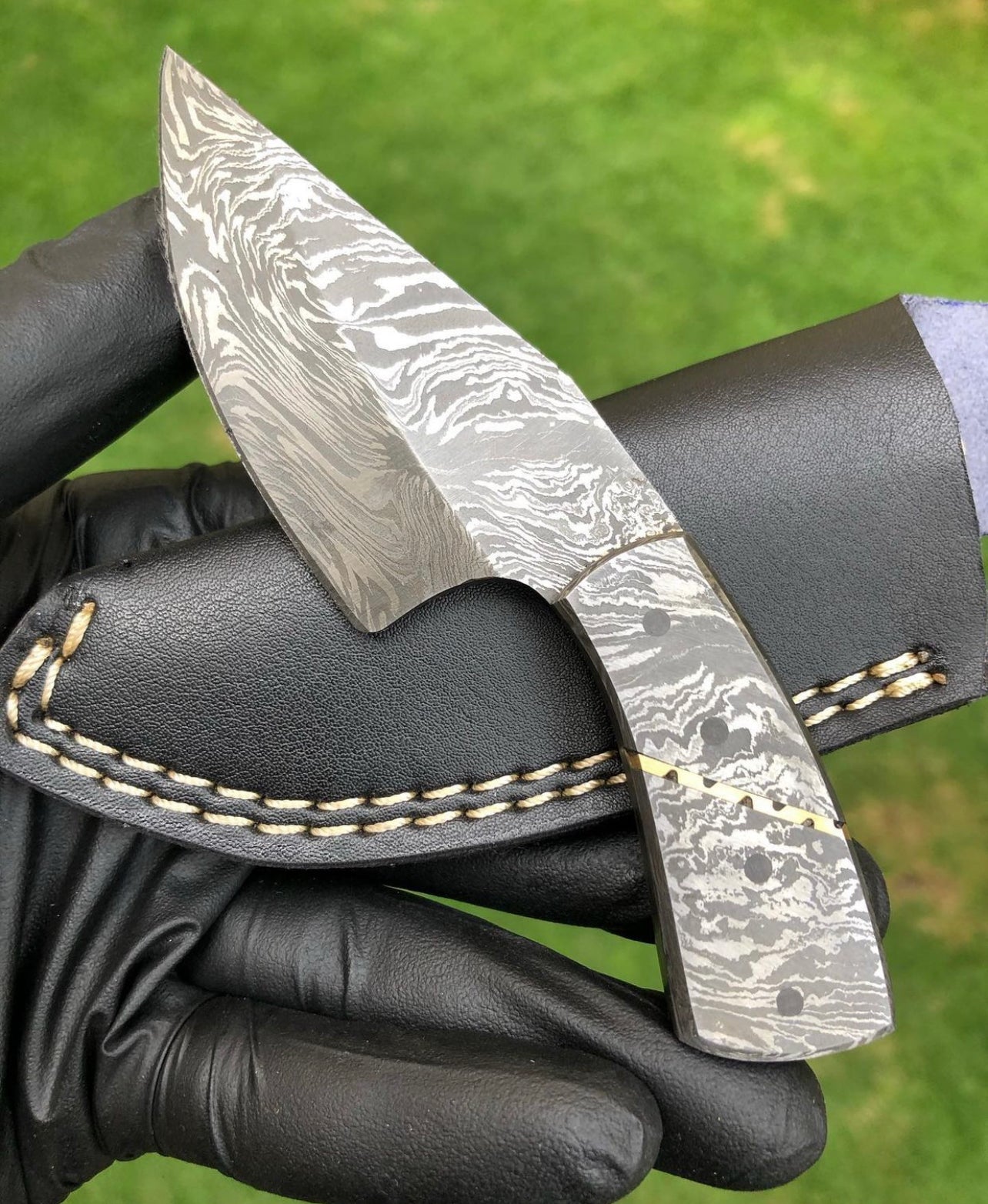 Custom Handmade Full Tang Damascus EDC knife