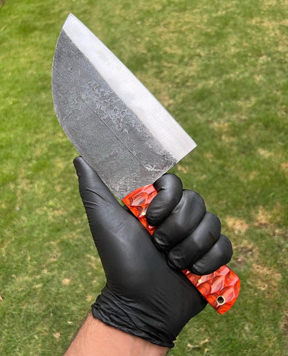 Handmade high carbon steel chef chopper cleaver