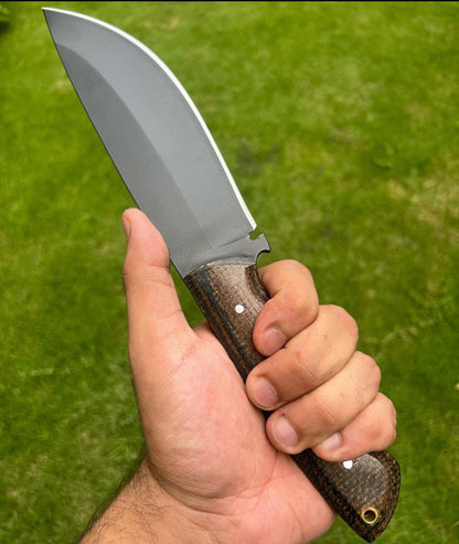 Custom made D2 steel EDC Hunting powder coated blade knife