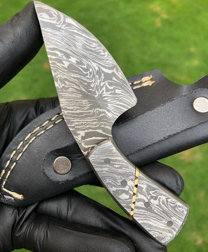 Custom Handmade Full Tang Damascus EDC knife