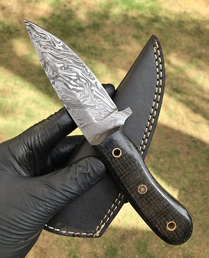 Camping knife Handmade Damascus Steel Hunting Knife