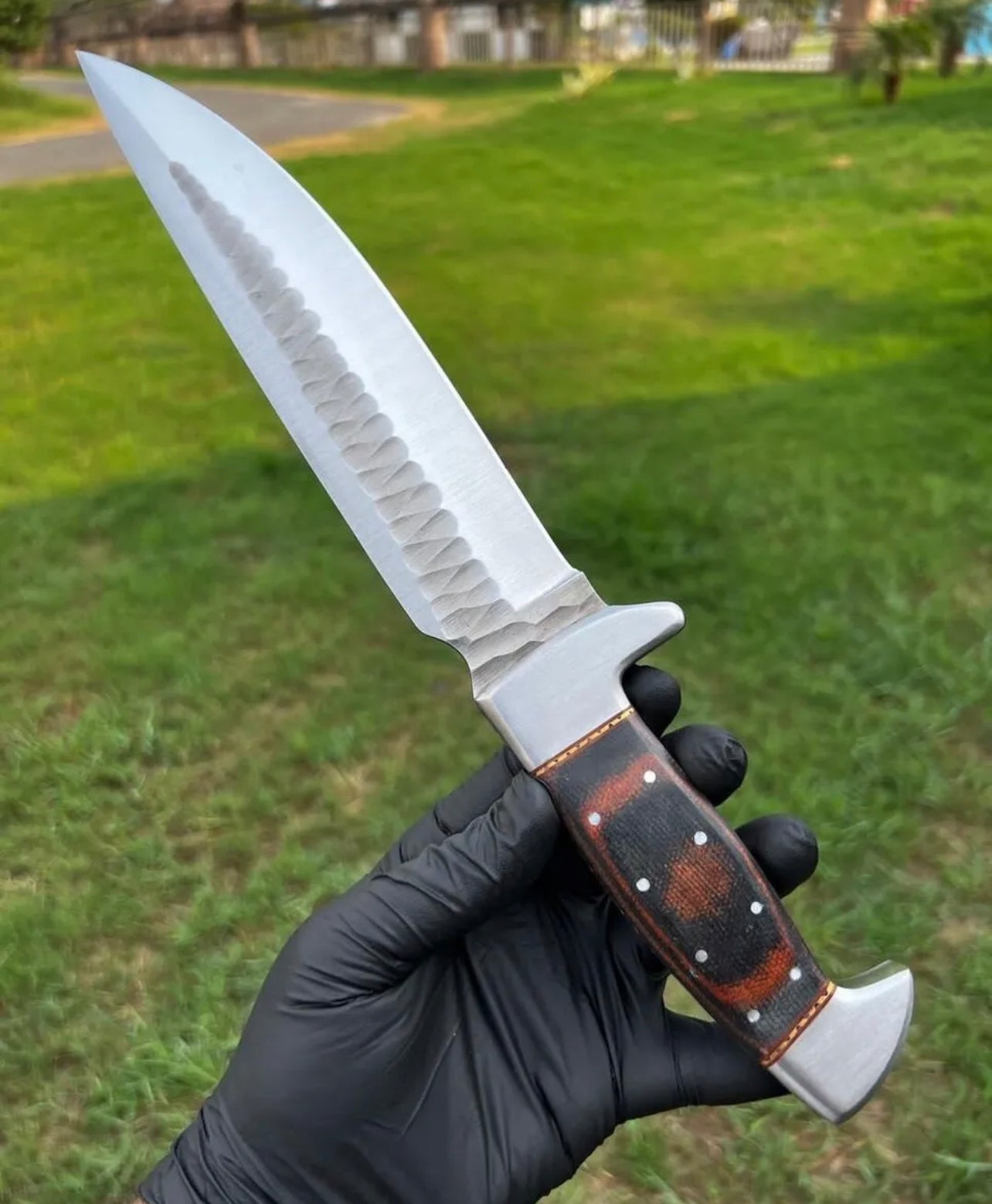Fixed Blade Hand Forged D2 Steel Camping knife