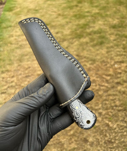 Custom made EDC Cow boy bull cutter knife