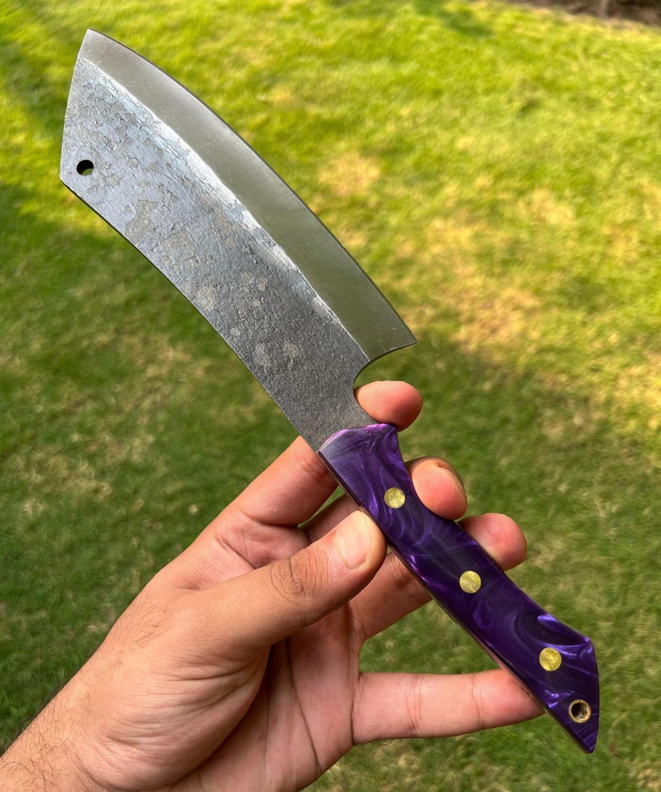 Custom Hand Forged High Carbon steel Cleaver Knife