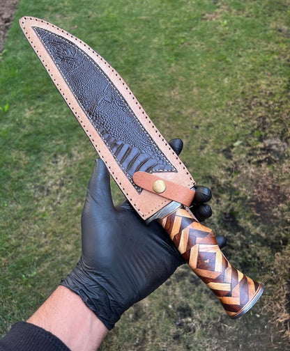 Damascus Steel Camping knife