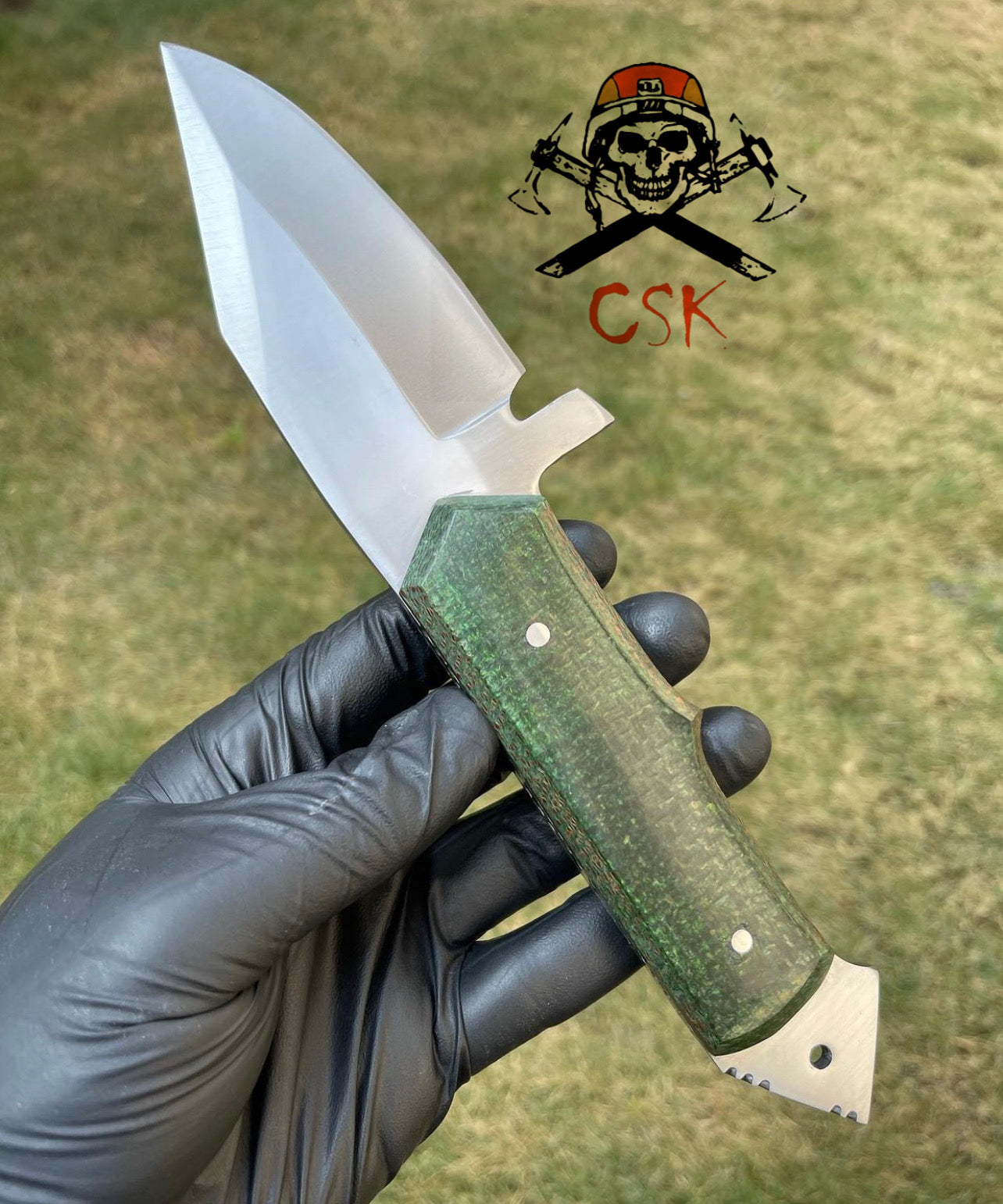 New Custom Handmade D2 Steel Hunting Knife