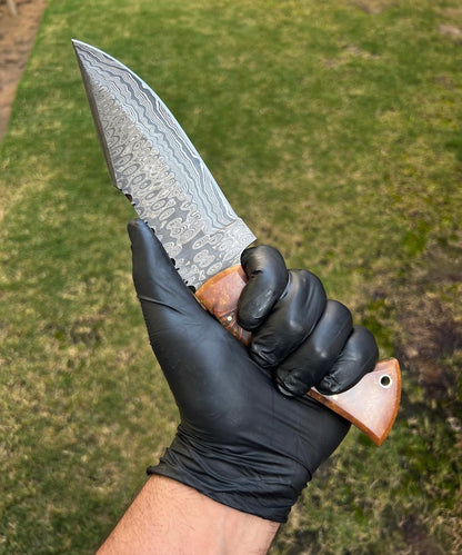 Damascus Steel Classic Outdoor Camping knife