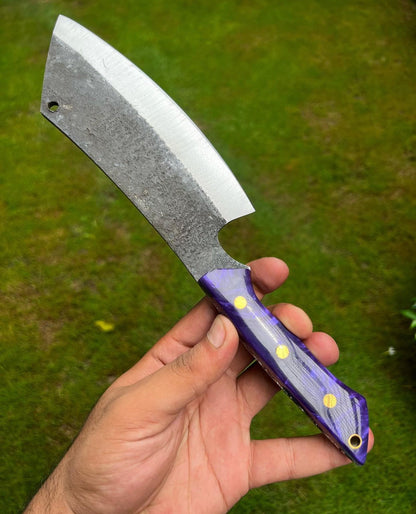 Custom Hand Forged High Carbon steel Cleaver Knife