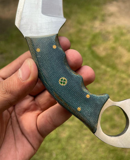 Handmade D2 steel karambit knife