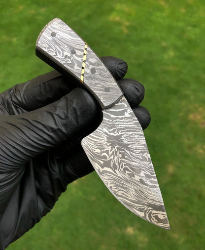 Custom Handmade Full Tang Damascus EDC knife