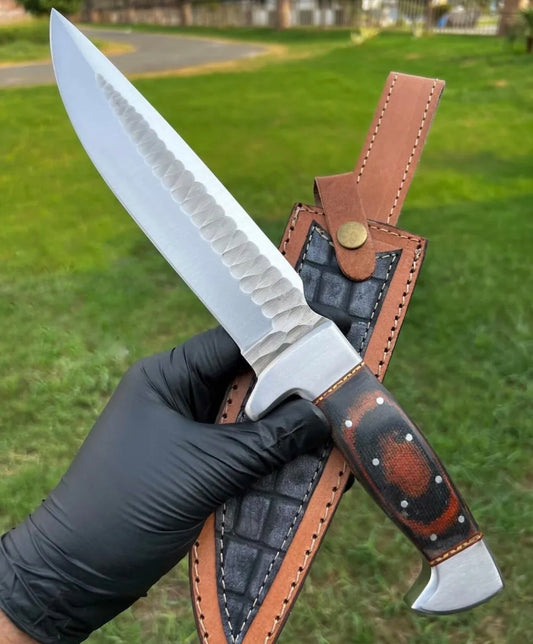 Fixed Blade Hand Forged D2 Steel Camping knife