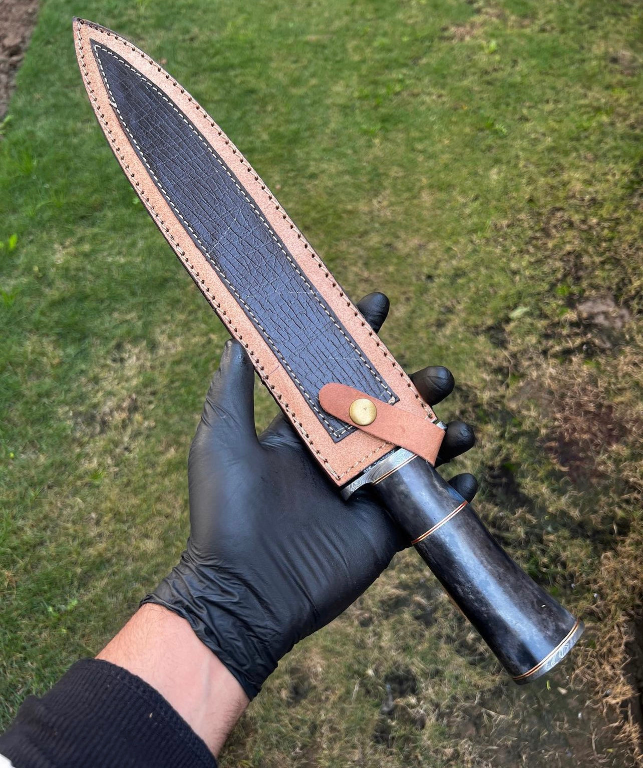 Damascus Steel Camping knife