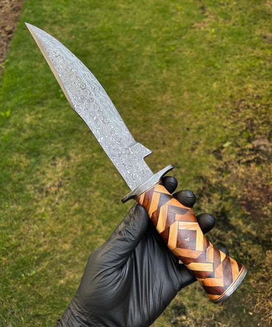 Damascus Steel Camping knife