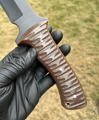 Custom made D2 steel EDC Hunting knife