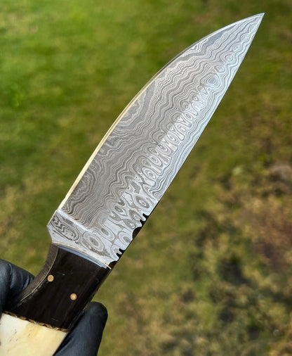 Damascus Steel Hunting Knife