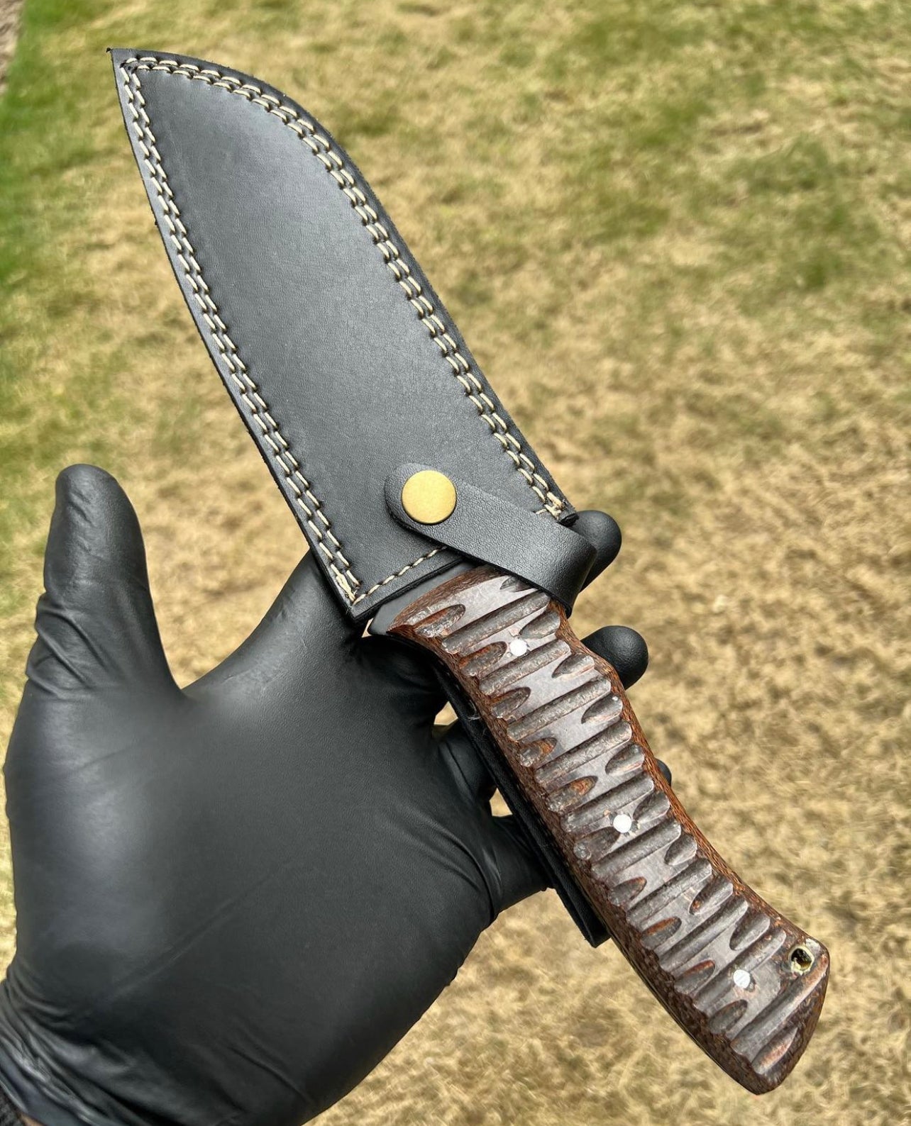 Custom made D2 steel EDC Hunting knife
