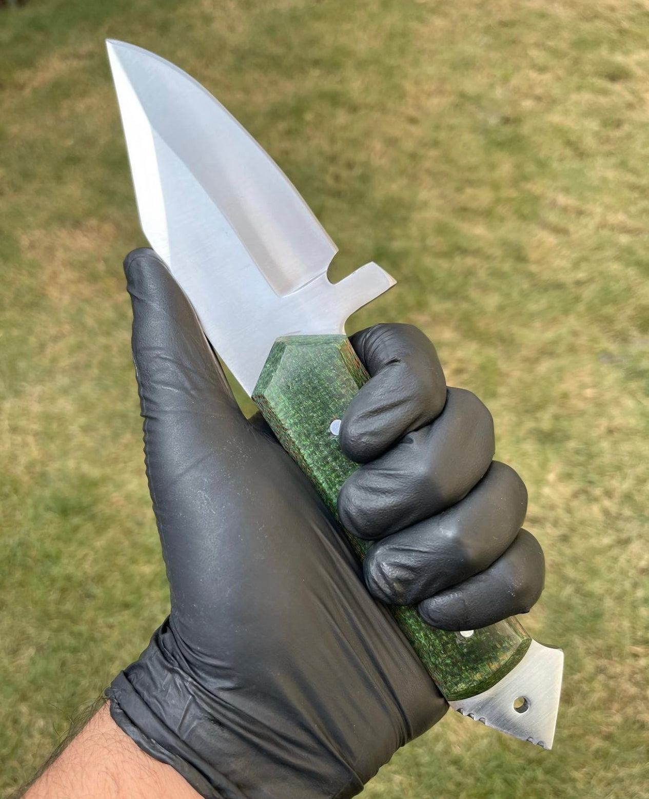 New Custom Handmade D2 Steel Hunting Knife