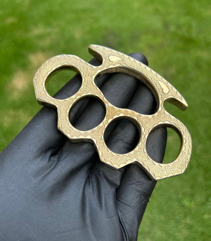 Handmade Engraved Brass knuckle