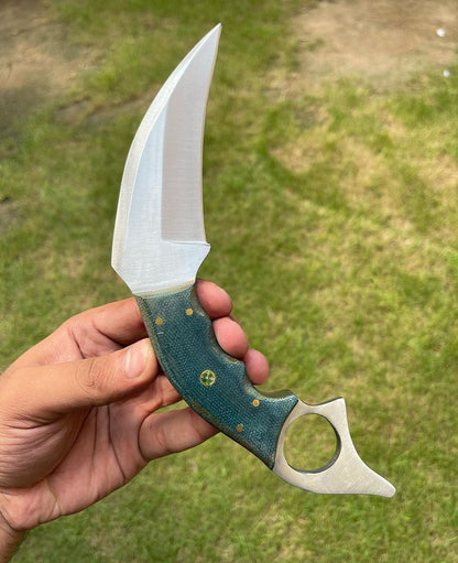 Handmade D2 steel karambit knife